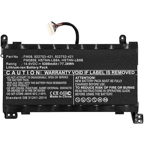 CoreParts Laptop Battery for HP 65.12Wh Li-ion 14.8V 4400mAh 65WH, MBXHP-BA0219 CoreParts Laptop Battery for HP 65.12Wh Li-ion 14.8V 4400mAh 65WH, MBXHP-BA0219 von CoreParts