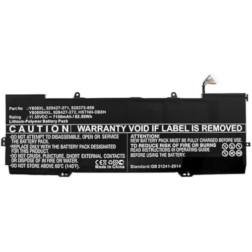 CoreParts Laptop Battery for HP 83WH Li-ion 11.55V 7.15Ah, W125873172 (83WH Li-ion 11.55V 7.15Ah Spectre X360 15-CH000NA, Spectre X360 15-CH000NB, Spectre X360 15-CH000ND) von CoreParts