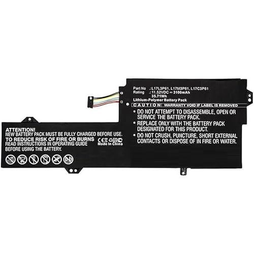 CoreParts Laptop Battery for Lenovo 35.71Wh Li-Pol 11.52V 3100mAh, W125993527 (35.71Wh Li-Pol 11.52V 3100mAh Black for Lenovo Notebook, Laptop 7000-13, CHAO7000-13, IdeaPad 320S-13IKB,) von CoreParts