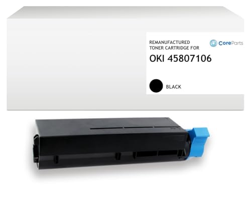CoreParts Lasertoner for Oki Black Pages: 7000 DIN 33870-1, W126930130 (Pages: 7000 DIN 33870-1 (Mono) ISO/IEC 19752 (Mono) with Chip for Oki B412dn B432dn B512dn MB472dnw) von CoreParts