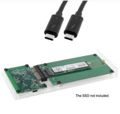 MicroStorage M.2 PCIe NGFF NVME Type M to Thunderbolt, MSTB8000 (Thunderbolt M.2 PCIe/NVME 30mm, 42mm, 60mm, 80mm) von CoreParts