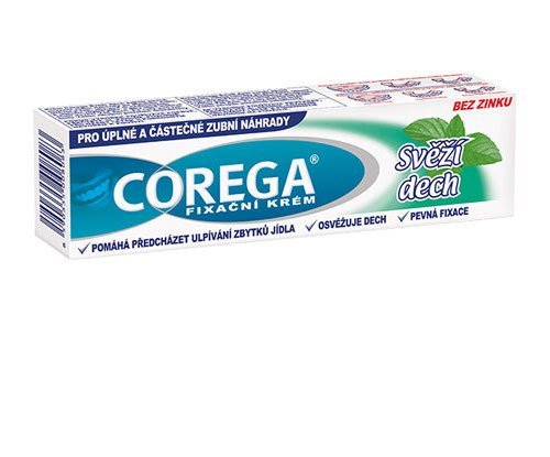 Corega Zahnersatz Klebstoff Frische Minze von Corega