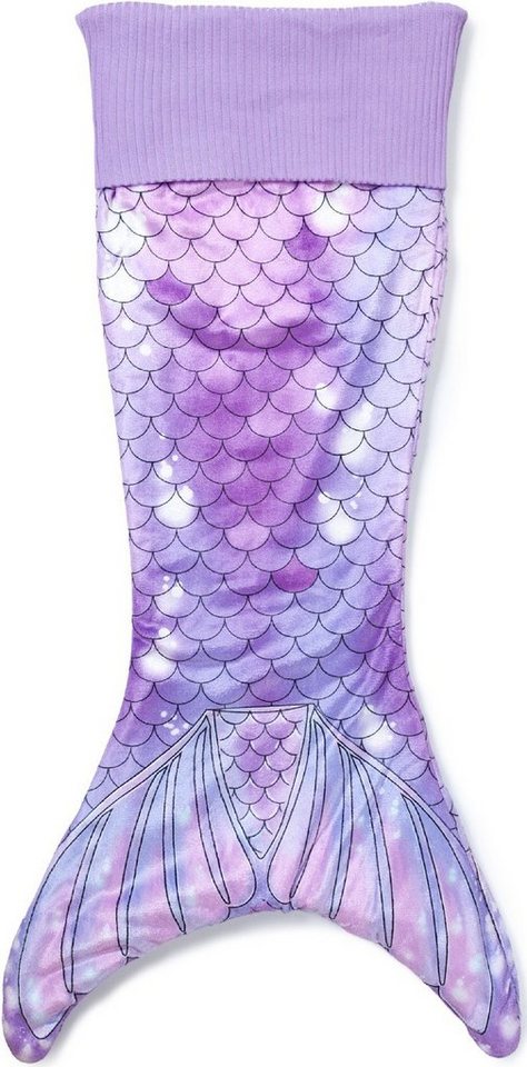 Corimori Deckenschlafsack Meerjungfrau flauschige Kuschel-Decke, Schlafsack (Packung, Geschenk), Einheitsgröße, Mermaid, Meerjungfrauenflosse für Erwachsene, Damen von Corimori
