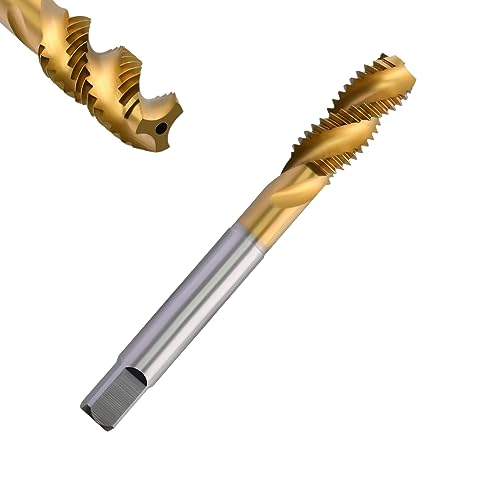 Corintian HSS TiN Spiralgewindebohrer – Form C, RSP 35°, Ø M2-M24, Maschinengewindebohrer mit TiN-Beschichtung für Sackloch- und Innengewinde von Corintian