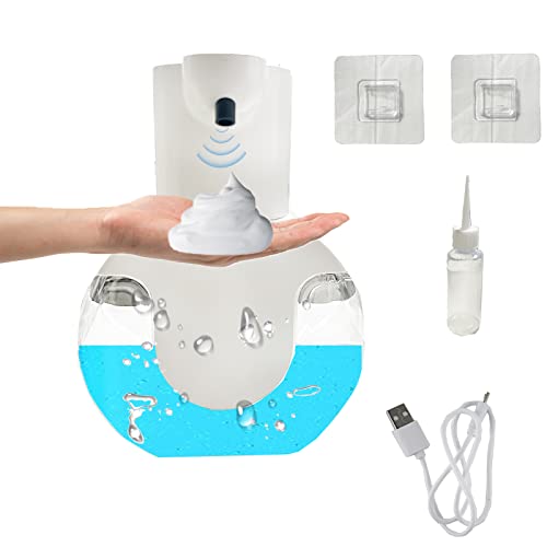 Coriver Automatisch Seifenspender, Seifenspender Automatisch Wandmontage, 420ml USB Elektrischer Seifenspender mit Sensor, IPX5 Soap Dispenser Automatic für Küche Badezimmer Hotel-Weiß von Coriver