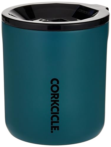 Corkcicle Buzz Cup – dreifach isolierter Edelstahl-Reisebecher mit bruchsicherem Deckel – wiederverwendbarer Becher – Riff, 355 ml von Corkcicle