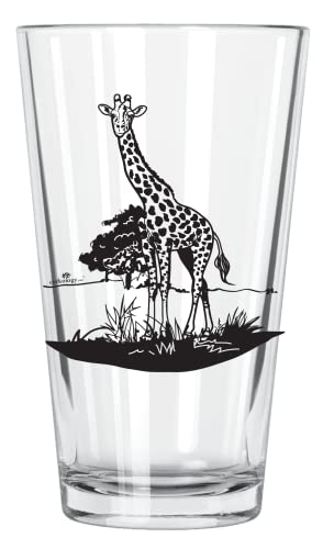 corkology Giraffe Pint-Glas, transparent von Corkology