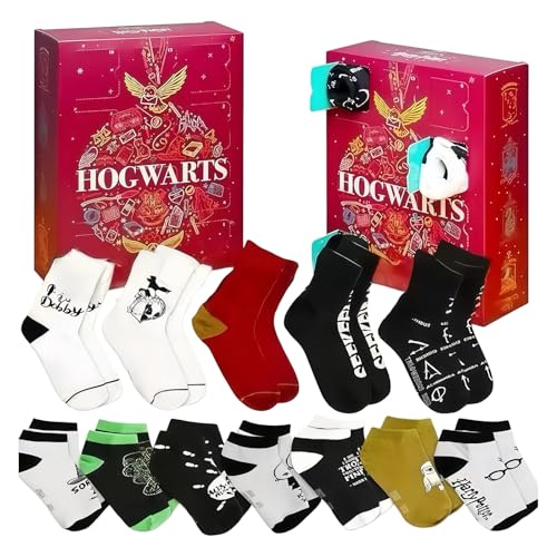 Adventskalender Weihnachten mit 12 Paar Socken 2025 Unisex Socken 24 Tage Countdown Kalender Geschenk für Kinder Erwachsene Weihnachtsfeier von Corlidea