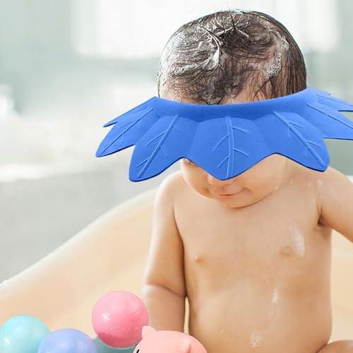 Corlidea Duschhaube für Kinder, Silikon-Badekappe zum Schutz der Augen und der Ohren für Kinder, Waschkappe und Haarschutz für Kinder, Babys Corlidea Duschhaube für Kinder, Silikon-Badekappe zum Schutz der Augen und der Ohren für Kinder, Waschkappe und Haarschutz für Kinder, Babys von Corlidea