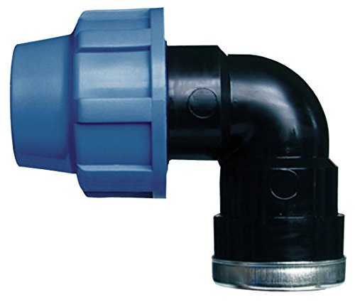 Cornat Bewässerungssystem Winkel PE-Rohr, Ø 32 mm, 3/4 Zoll Innengewinde, Polypropylen, für Kaltwasser von Cornat