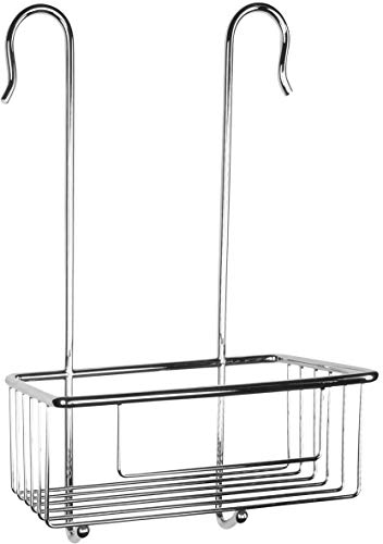 Cornat Einhänge-Duschkorb - Zum Einhängen an der Wandarmatur in Dusche & Badewanne - Extra hoher Korb & zwei integrierte Haken - Aus Messing - verchromt / Duschregal / Duschablage / T340201 Cornat Einhänge-Duschkorb - Zum Einhängen an der Wandarmatur in Dusche & Badewanne - Extra hoher Korb & zwei integrierte Haken - Aus Messing - verchromt / Duschregal / Duschablage / T340201 von Cornat
