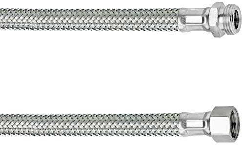 Cornat Flexibler Verbindungsschlauch (300 mm Länge - 3/8 Zoll IG, 1/2 Zoll AG - Hochwertige Edelstahl-Umflechtung / Anschlussschlauch für Wasserhahn / Armaturenschlauch / Flexschlauch) T3173113270 von Cornat