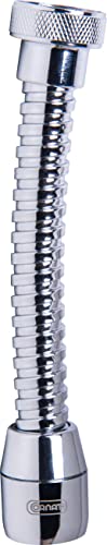 Cornat Hahnschlauch M22 x 1 IG - Wasserersparnis von bis zu 50 % - Mit Dichtung - Passend für handelsübliche Armaturen - silber - Messing & Kunststoff / Hahn-Verlängerung / Schlauch-Auslauf / TECWS612 Cornat Hahnschlauch M22 x 1 IG - Wasserersparnis von bis zu 50 % - Mit Dichtung - Passend für handelsübliche Armaturen - silber - Messing & Kunststoff / Hahn-Verlängerung / Schlauch-Auslauf / TECWS612 von Cornat