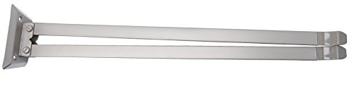 Cornat Handtuchhalter mit 2 Stangen, schwenkbar, 1 Stück, trapezförmig/velour, T319643 von Cornat