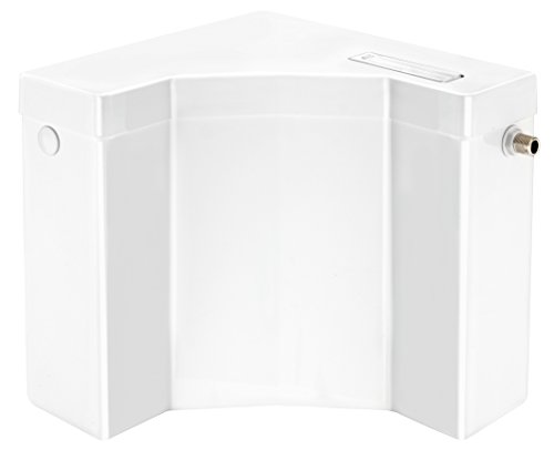 Cornat Eckspülkasten KETO, weiß / Start-/Stopp-Spülung / Toilettenspülung / Aufputzspülkasten / Toilette / Badezimmer / SPKECK1400 von Cornat