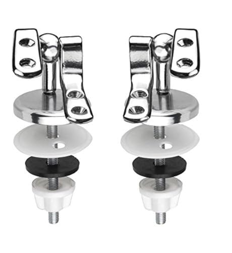 Cornat Befestigungssatz Holz WC-Sitze / WC-Scharniere / WC-Sitz Befestigungsset / Toilettendeckel / TEC364891 von Cornat
