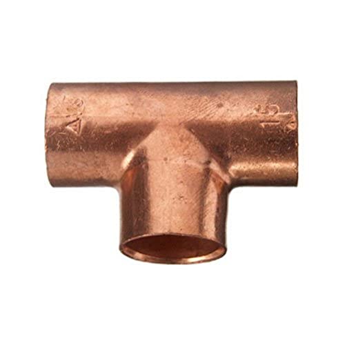 Cornat Löt-T-Stück Kupfer, 3 Muffen, A 18 mm, 10/1 Stück, T563018 von Cornat