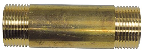 Cornat Messing Rohrnippel 1/2 Zoll , 80 mm, T396902 Gold von Cornat