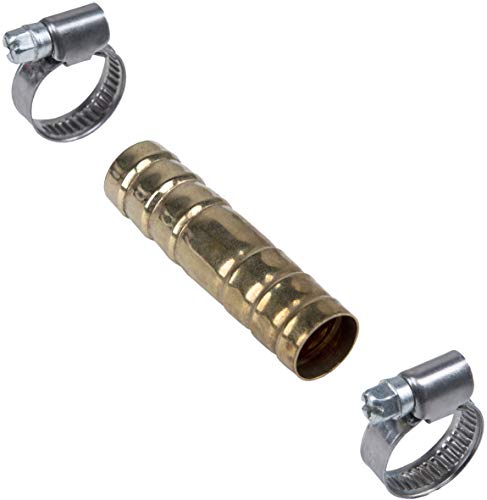 Cornat Schlauchverbinder Ø 14 mm - Mit 2 Schlauchschellen Ø 12 - 20 mm (1/2 Zoll) - Aus Messing / Schlauch-Verbindungsstück / Schlauchanschluss / Schlauchverlängerung / TEC308401 Cornat Schlauchverbinder Ø 14 mm - Mit 2 Schlauchschellen Ø 12 - 20 mm (1/2 Zoll) - Aus Messing / Schlauch-Verbindungsstück / Schlauchanschluss / Schlauchverlängerung / TEC308401 von Cornat