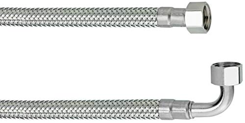 Cornat Flexibler Verbindungsschlauch - 200 mm Länge - 3/8 Zoll IG, 3/8 Zoll IG - Hochwertige Edelstahl-Umflechtung / Anschlussschlauch für Spülkasten / Flexschlauch / T317228 Cornat Flexibler Verbindungsschlauch - 200 mm Länge - 3/8 Zoll IG, 3/8 Zoll IG - Hochwertige Edelstahl-Umflechtung / Anschlussschlauch für Spülkasten / Flexschlauch / T317228 von Cornat