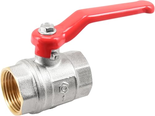 Cornat Kugelhahn 1"IG m/c, Hebelgriff - rot / chromfarbig - Betriebsdruck: max. 25 bar - Mit Aluminium Hebel - Betriebstemperatur: -20° C bis +110° C / T571443 Cornat Kugelhahn 1"IG m/c, Hebelgriff - rot / chromfarbig - Betriebsdruck: max. 25 bar - Mit Aluminium Hebel - Betriebstemperatur: -20° C bis +110° C / T571443 von Cornat