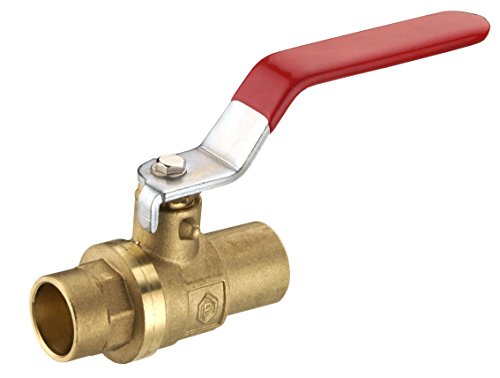 Cornat Löt-Kugelhahn 15 mm - Messing - Mit Hebelgriff - Betriebstemperatur: max. + 200° C Betriebsdruck: max. 10 bar - Ø 15 mm / Wasserhahn / Absperrhahn / Absperrventil / T594007 von Cornat