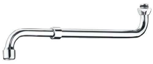 Cornat TEC351102 Auslauf S-Form 270-440 mm, chrom, Silber von Cornat