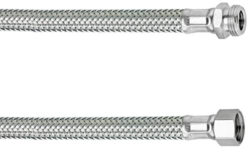 Cornat Flexibler Verbindungsschlauch - 300 mm Länge - 3/8 Zoll IG, 3/8 Zoll AG - Hochwertige Edelstahl-Umflechtung / Anschlussschlauch für Wasserhahn / Armaturenschlauch / Flexschlauch / T317310270 Cornat Flexibler Verbindungsschlauch - 300 mm Länge - 3/8 Zoll IG, 3/8 Zoll AG - Hochwertige Edelstahl-Umflechtung / Anschlussschlauch für Wasserhahn / Armaturenschlauch / Flexschlauch / T317310270 von Cornat