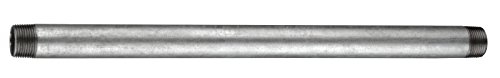 Cornat Verzinkter Rohrnippel, 1 1/4 Zoll x 400 mm, VZS5305440, Grau von Cornat