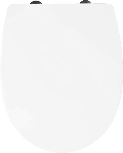 Cornat WC-Sitz "Casal" - Klassisch weißer Look - Pflegeleichter Thermoplast - Quick up & Clean Funktion - Absenkautomatik - Bequeme Montage von oben / Toilettensitz / Klodeckel / KSCASC00 von Cornat