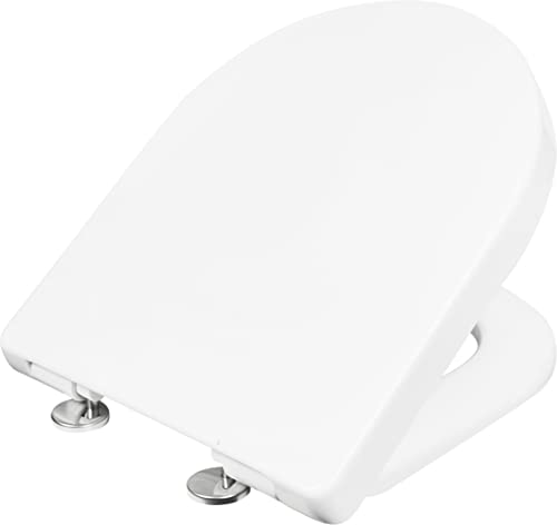 Cornat WC-Sitz "Premium 10" - Ergonomisches Design - Pflegeleichter Duroplast - Quick up & Clean Funktion - Absenkautomatik - Bequeme Montage von oben / Toilettensitz / Klodeckel / KSPREMSC1000 von Cornat