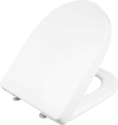 Cornat WC-Sitz "Premium 8" - Ergonomisches Design - Pflegeleichter Duroplast - Quick up & Clean Funktion - Absenkautomatik - Bequeme Montage von oben / Toilettensitz / Klodeckel / KSPREMSC800 von Cornat