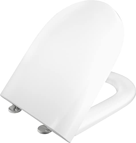 Cornat WC-Sitz "Premium 9" - Ergonomisches Design - Pflegeleichter Duroplast - Quick up & Clean Funktion - Absenkautomatik - Bequeme Montage von oben / Toilettensitz / Klodeckel / KSPREMSC900 von Cornat