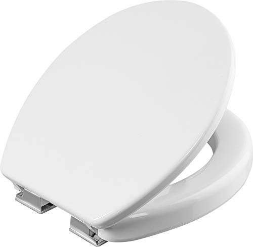 Cornat WC-Sitz "Safeline 2.0" - Klassisch weißer Look - Pflegeleichter Duroplast - Erhöhte Form - Absenkautomatik - Schlichtes Design passt in jedes Bad / Toilettensitz / Klodeckel / KSSLSC100, M.2 Cornat WC-Sitz "Safeline 2.0" - Klassisch weißer Look - Pflegeleichter Duroplast - Erhöhte Form - Absenkautomatik - Schlichtes Design passt in jedes Bad / Toilettensitz / Klodeckel / KSSLSC100, M.2 von Cornat