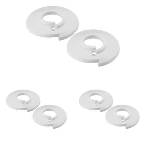 Rosette Abdeckung 20mm, weiss, 2 Stück (Packung mit 3) von Cornat