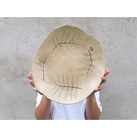 Von Der Natur Inspirierter Keramikteller Zum Servieren Von Speisen Und Snacks Im Boho-stil von CorneliStudio