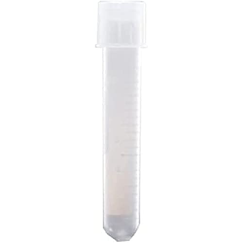 Corning Falcon 352063 Round Bottom High Clarity Polypropylen Test Tube mit Snap Cap, Sterile, 5 mL (500-er Pack) von Corning