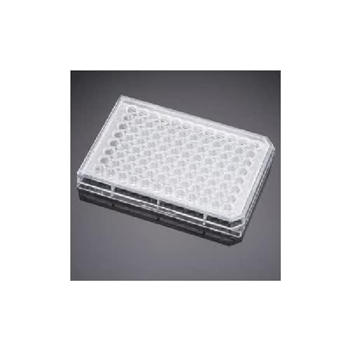 Corning Falcon 353077 96 Well Plate mit Lid, Clear Round Bottom TC-Treated Cell Culture, Individually Wrapped, Sterile (50-er Pack) von Corning