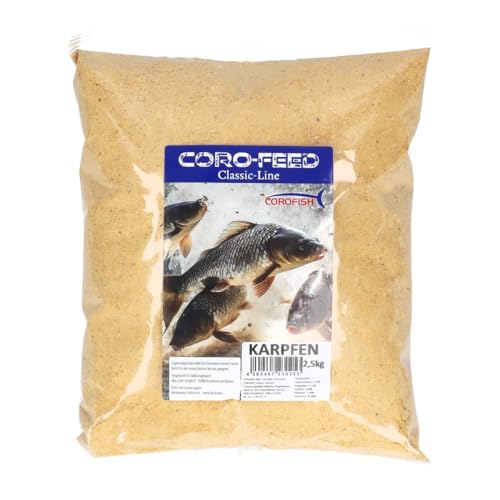 Corofish Grundfutter Feed Classic Line 2,5Kg Angelfutter Grundfutter Fertigfutter Futtermittel (2,5kg, Karpfen) von Corofish