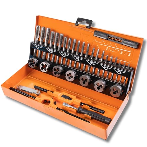 Gewindeschneider M3-M12 Gewindebohrer Satz Set Schneideisen Aussen Gewindelehre von Corona