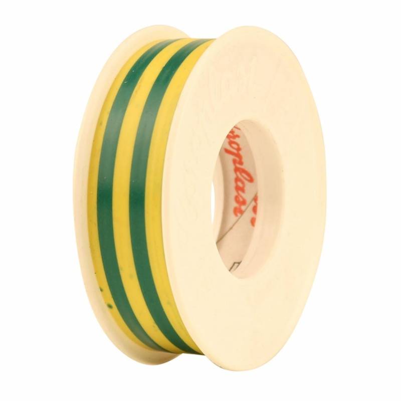 COROPLAST PVC-Isolierband 0,15 x 15 mm 10 m grün/gelb von Coroplast