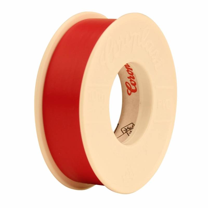 COROPLAST PVC-Isolierband 0,15x15mm 10m rot von Coroplast
