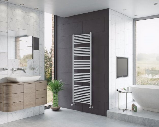 Corpotherma Classic Badheizkörper, wassergeführt, gerade Präzisionsstahlrohre, Tiefe: 30mm, weiß, CL765500W Corpotherma Classic Badheizkörper, wassergeführt, gerade Präzisionsstahlrohre, Tiefe: 30mm, weiß, CL765500W von Corpotherma