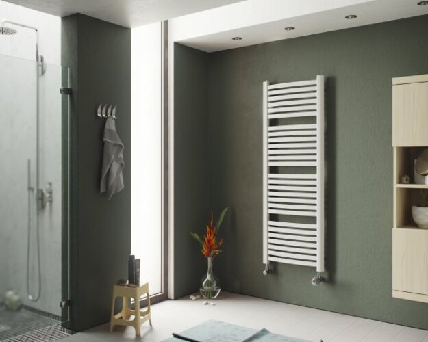 Corpotherma Luina Badheizkörper, wassergeführt, gebogene Präzisionsstahlrohre, Tiefe: 85mm, weiß, LUI1395580 Corpotherma Luina Badheizkörper, wassergeführt, gebogene Präzisionsstahlrohre, Tiefe: 85mm, weiß, LUI1395580 von Corpotherma