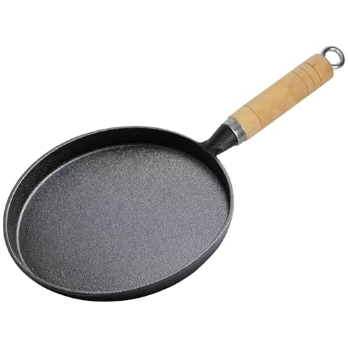 Corpower Gusseisenpfanne, Pfanne Gusseisen 20cm - Cast Iron Pan Unbeschichteter Massivholzgriff, Geeignet für Gasherde, Induktionsherde und Barbecue-Grills Corpower Gusseisenpfanne, Pfanne Gusseisen 20cm - Cast Iron Pan Unbeschichteter Massivholzgriff, Geeignet für Gasherde, Induktionsherde und Barbecue-Grills von Corpower