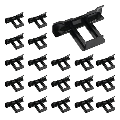 Solarpanel Wasserablauf Clips, 20 Stück Entwässerung Clips 35mm Solarpanel Schlammentfernungsclip PV Module Reinigung Clips für Wasserablauf Solarmodul von Corpower