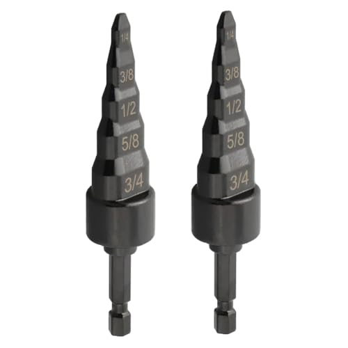 Correa 2 Stück Kupferrohr-Aufweiter, 5-In-1-Klimaanlagen-Kupferrohr-Stauchen-Bördelbohrer-Reparaturwerkzeug Correa 2 Stück Kupferrohr-Aufweiter, 5-In-1-Klimaanlagen-Kupferrohr-Stauchen-Bördelbohrer-Reparaturwerkzeug von Correa