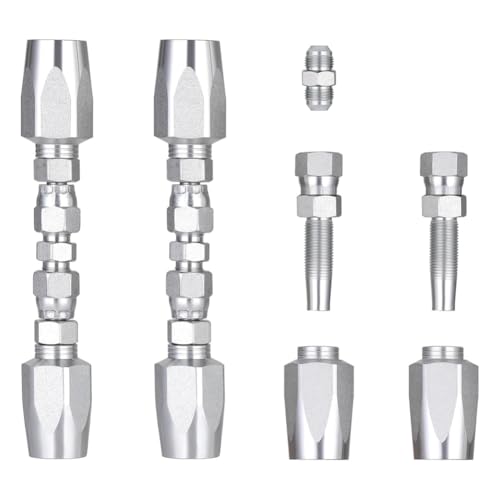 Correa 2-Teiliges Reparaturset für Hydraulikschlauch-Feldarmaturen und 5-Teiliges Reparaturkleinteilset, Wiederverwendbare Hydraulik-Reparaturarmaturen 1/4 Correa 2-Teiliges Reparaturset für Hydraulikschlauch-Feldarmaturen und 5-Teiliges Reparaturkleinteilset, Wiederverwendbare Hydraulik-Reparaturarmaturen 1/4 von Correa