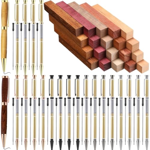 Correa 20 Sets Woodturning Pen Kits Projektvorräte, Einschließlich 7 mm Slimline -Stiftkits für Drehdrehenpaket DIY - Correa 20 Sets Woodturning Pen Kits Projektvorräte, Einschließlich 7 mm Slimline -Stiftkits für Drehdrehenpaket DIY - von Correa