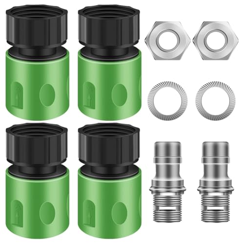 Correa 2er-Set Rasenmäherdeck-Waschset, Aufsitzrasenmäher-Reinigungsaufsatz für Rasenmähertraktor, Deckwaschadapter-Zubehör von Correa